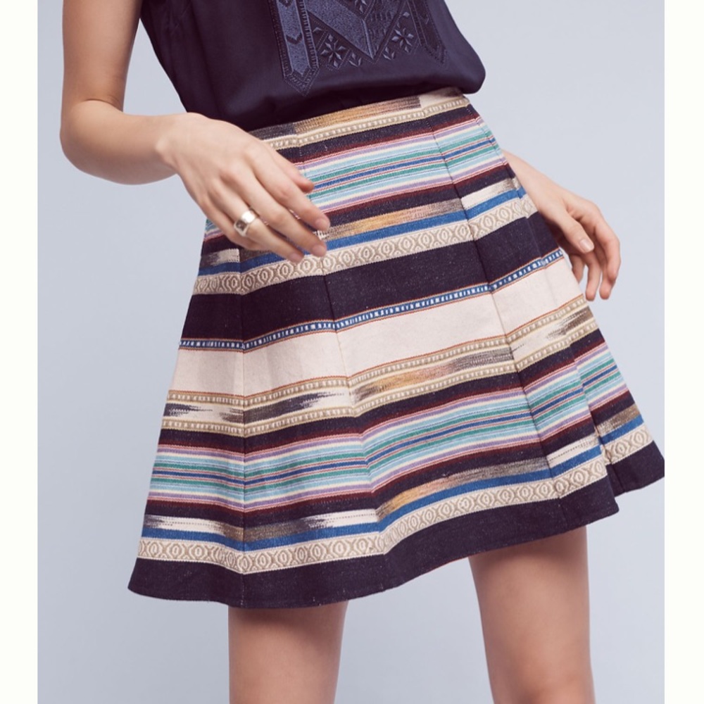 Anthropologie striped skirt Chloe Oliver